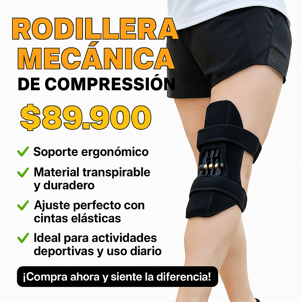 RODILLERA MECÁNICA DE COMPRESIÓN👩🏻👨🏻
