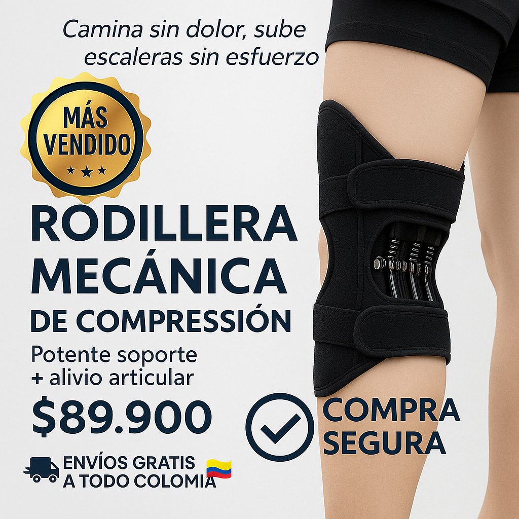 RODILLERA MECÁNICA DE COMPRESIÓN👩🏻👨🏻