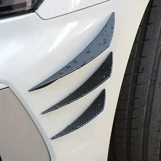 🚗KITx6 ALERONES  AUTOS FIBRA CARBONO UNIVERSAL🔝 323 pedidos hoy