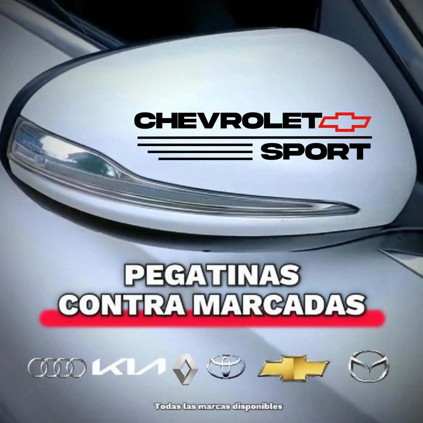 Pegatina para los retrovisores x 2 Unidades 108 pedidos el dia de hoy