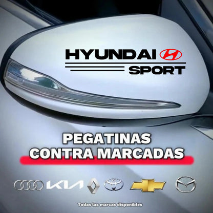 Pegatina para los retrovisores x 2 Unidades 108 pedidos el dia de hoy