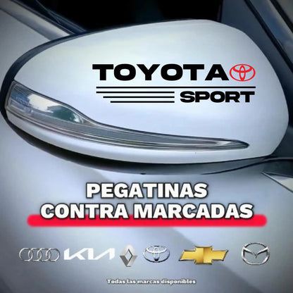 Pegatina para los retrovisores x 2 Unidades 108 pedidos el dia de hoy