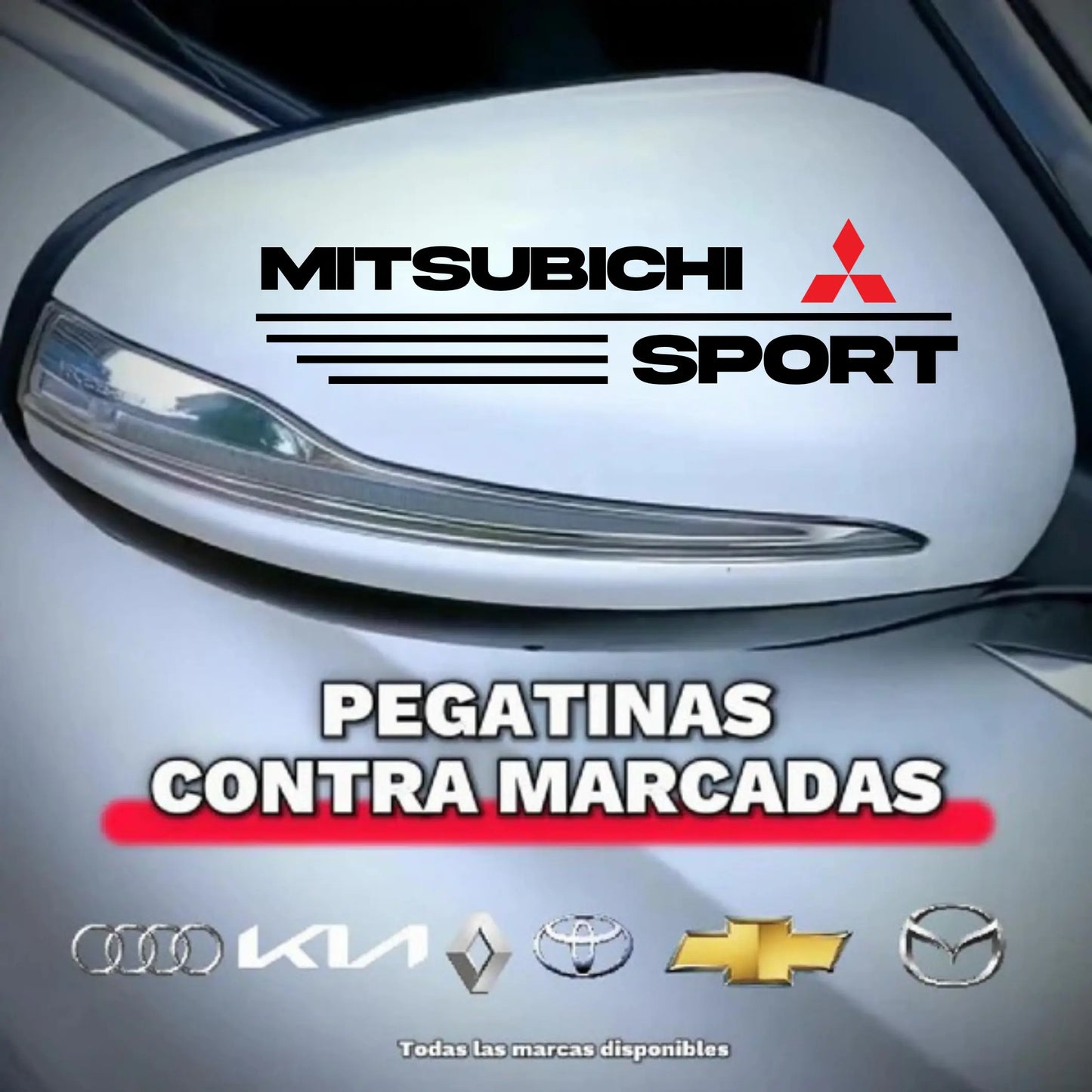 Pegatina para los retrovisores x 2 Unidades 108 pedidos el dia de hoy