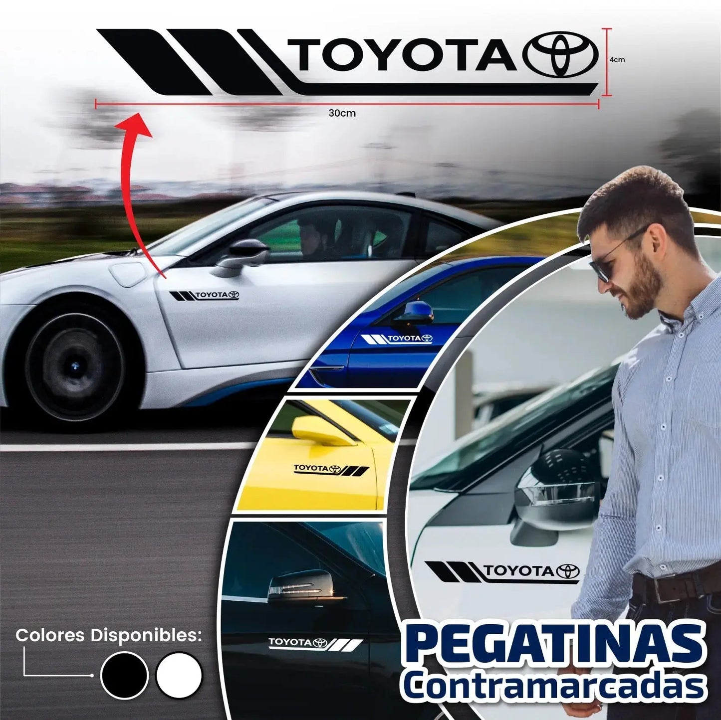 Pegatinas laterales x2 Unidades - Contra marcadas 323 pedidos hoy
