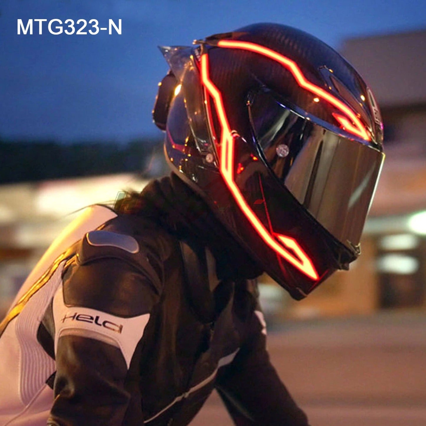 LUZ LED UNIVERSAL PARA CASCO🏍️PAQUETE*2 UNIDADES