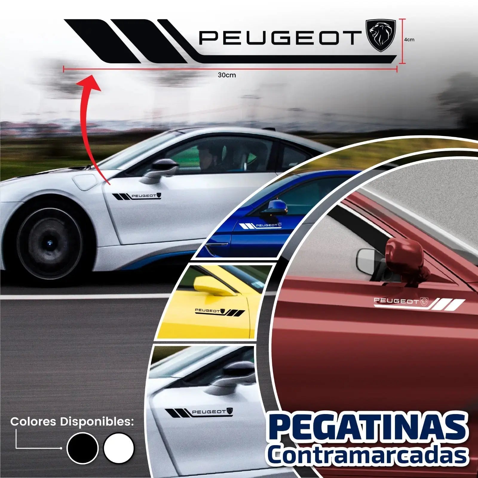 Pegatinas laterales x2 Unidades - Contra marcadas 323 pedidos hoy