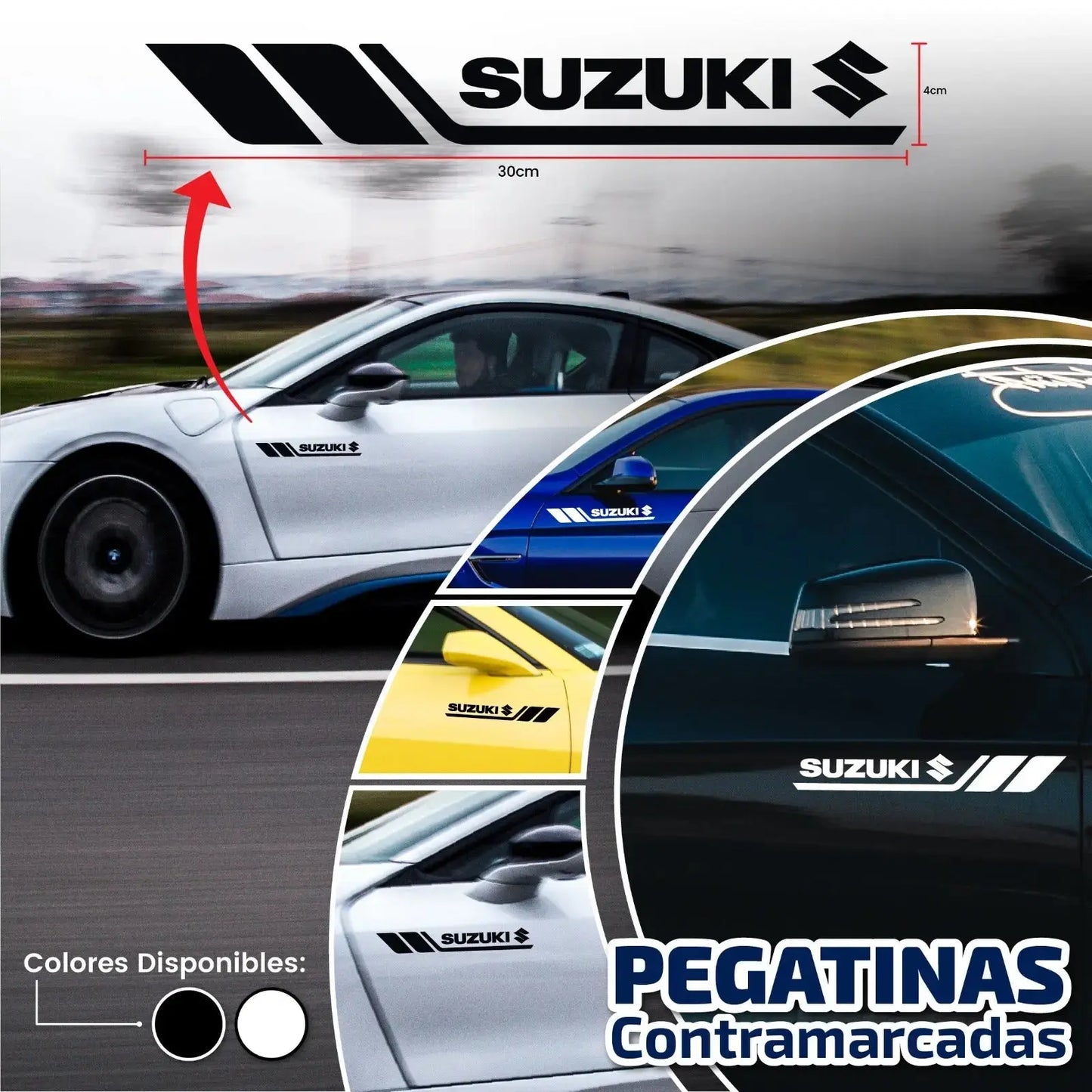 Pegatinas laterales x2 Unidades - Contra marcadas 323 pedidos hoy
